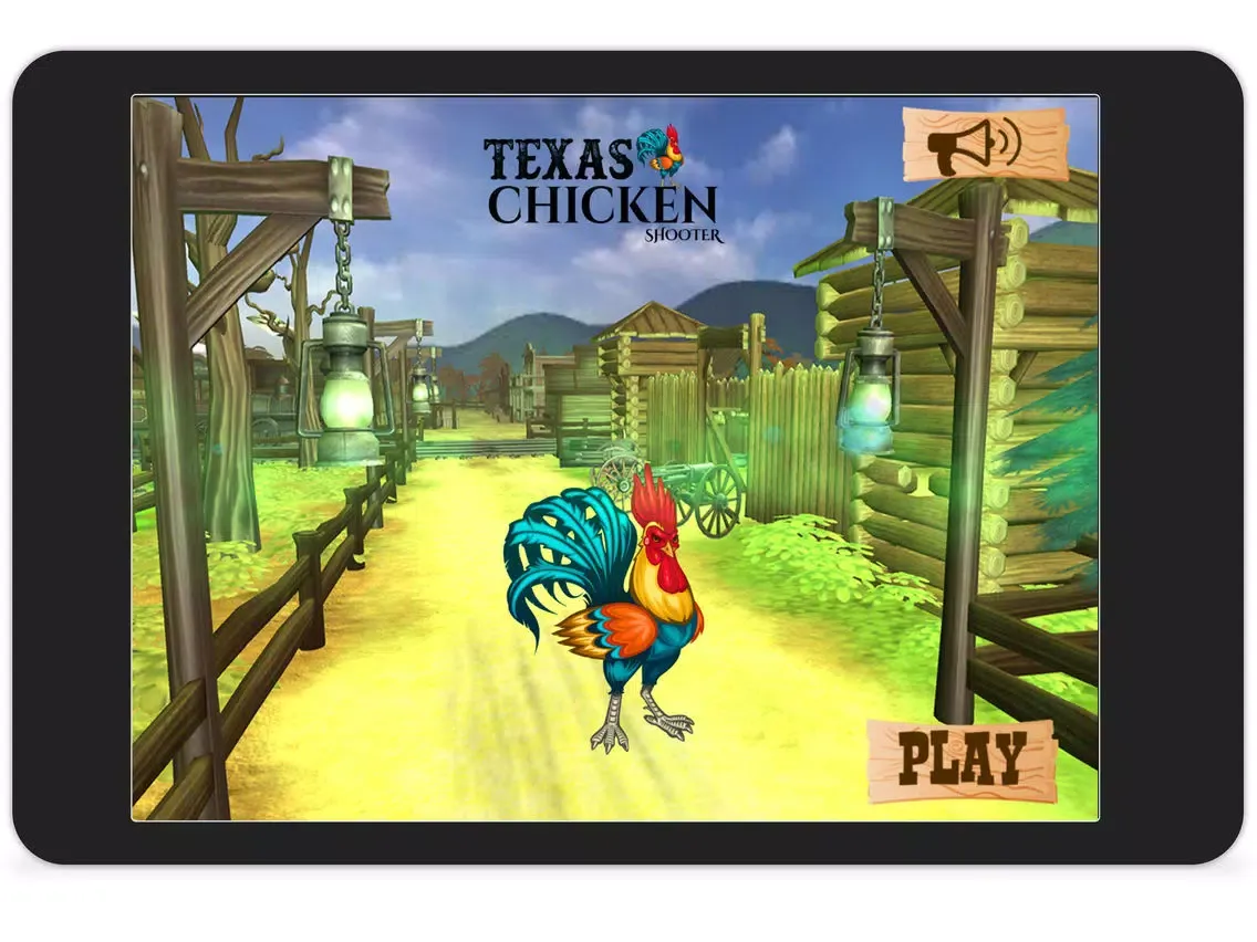 Tangkapan skrin Texas Chicken bow shooting iPad 
